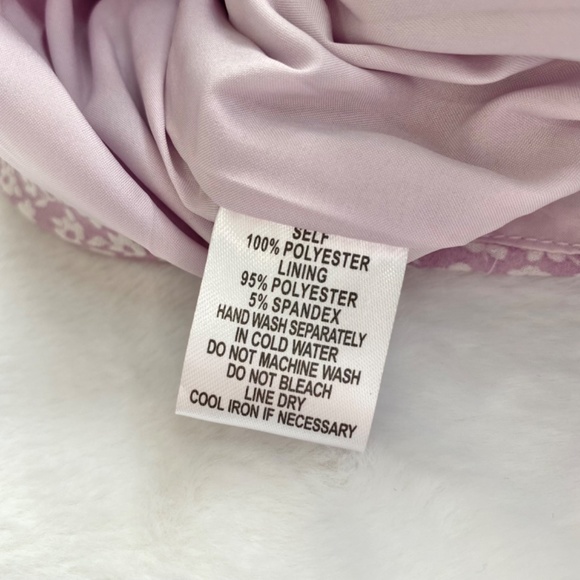 NWT Red Dress Boutique Purple Puff Sleeve Dress w/ Lace Up Open Back - Picture 16 of 16